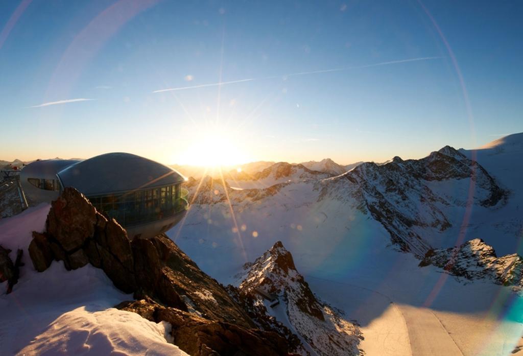 Wellnesshuettendorf Wiese Sankt Leonhard im Pitztal Exteriér fotografie