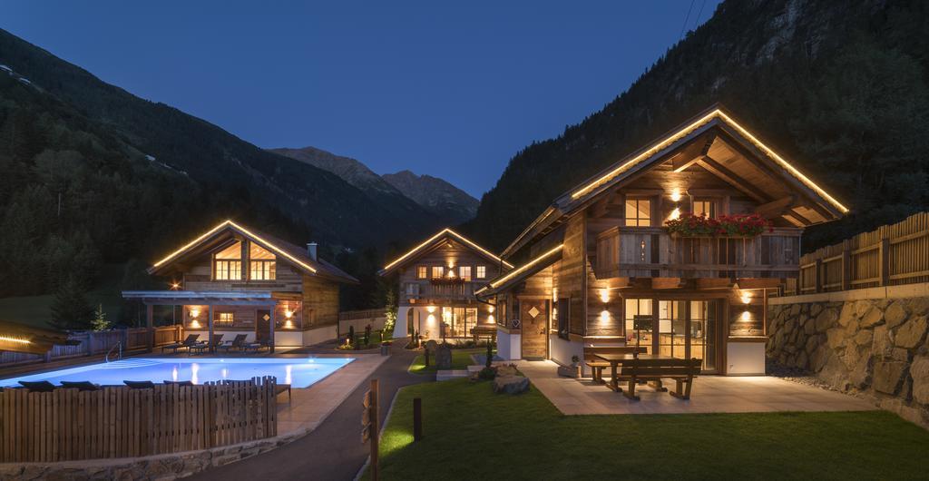 Wellnesshuettendorf Wiese Sankt Leonhard im Pitztal Exteriér fotografie