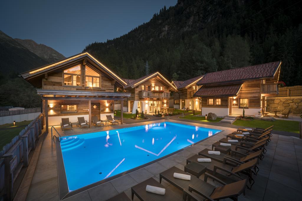 Wellnesshuttendorf Wiese Sankt Leonhard im Pitztal Exteriér fotografie