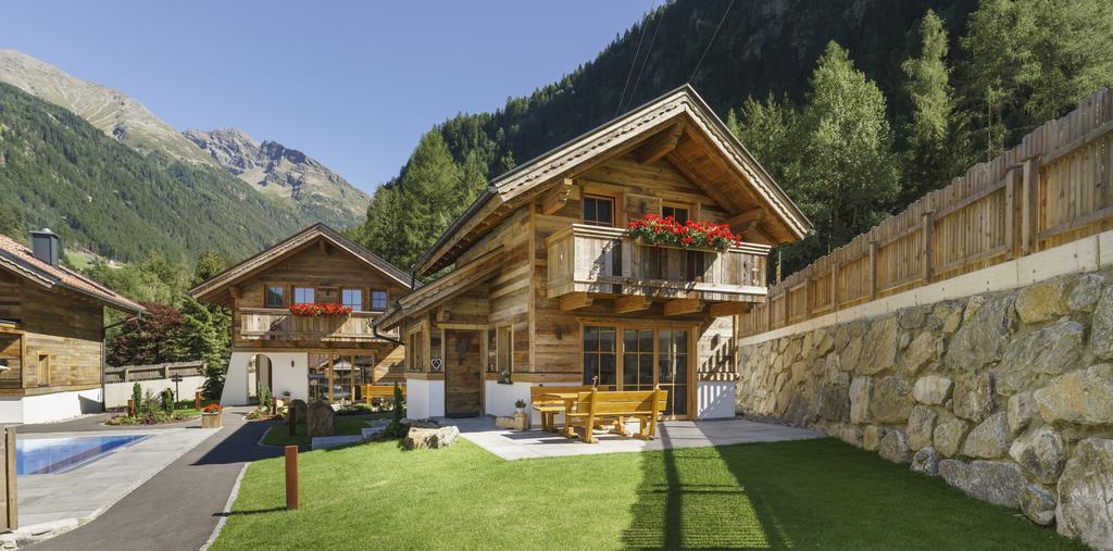 Wellnesshuttendorf Wiese Sankt Leonhard im Pitztal Exteriér fotografie