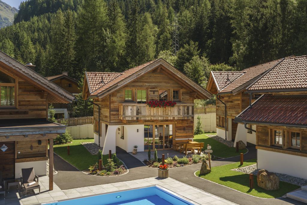 Wellnesshuettendorf Wiese Sankt Leonhard im Pitztal Exteriér fotografie