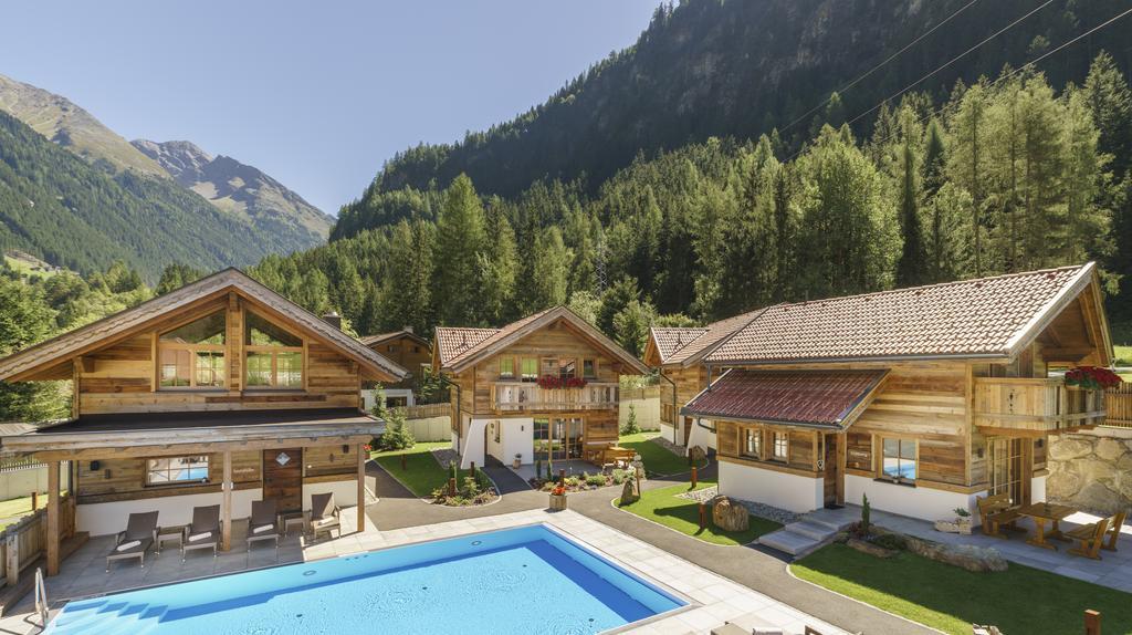 Wellnesshuttendorf Wiese Sankt Leonhard im Pitztal Exteriér fotografie