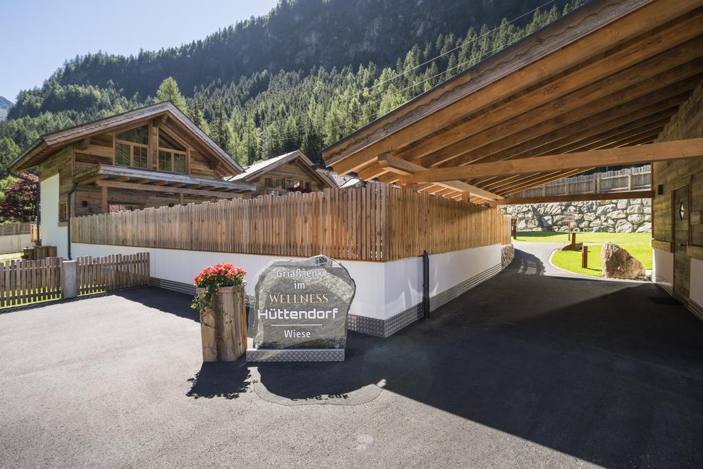 Wellnesshuettendorf Wiese Sankt Leonhard im Pitztal Exteriér fotografie