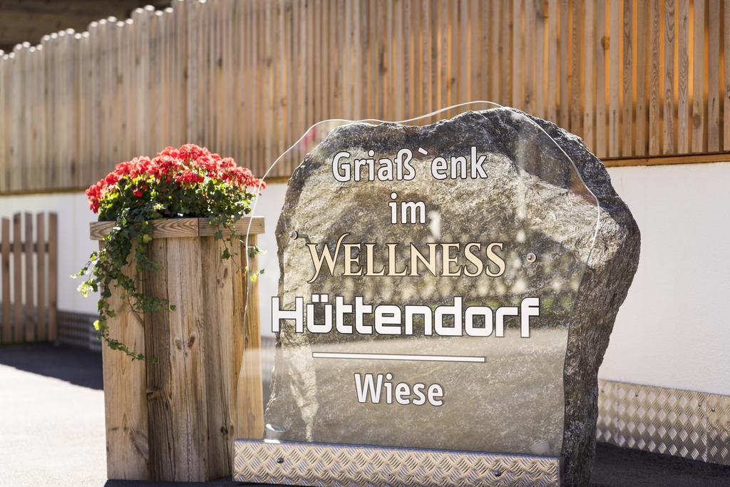 Wellnesshuettendorf Wiese Sankt Leonhard im Pitztal Exteriér fotografie