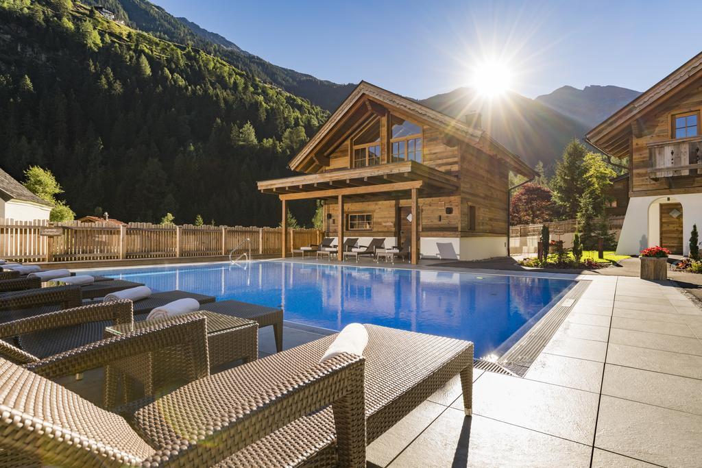 Wellnesshuettendorf Wiese Sankt Leonhard im Pitztal Exteriér fotografie