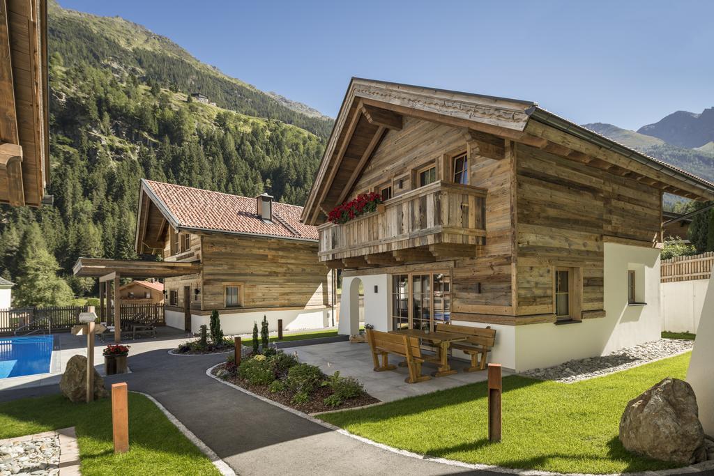 Wellnesshuttendorf Wiese Sankt Leonhard im Pitztal Exteriér fotografie