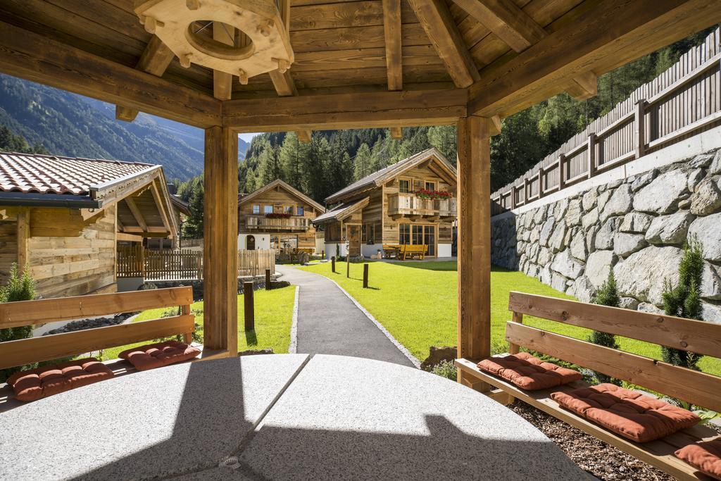 Wellnesshuttendorf Wiese Sankt Leonhard im Pitztal Exteriér fotografie